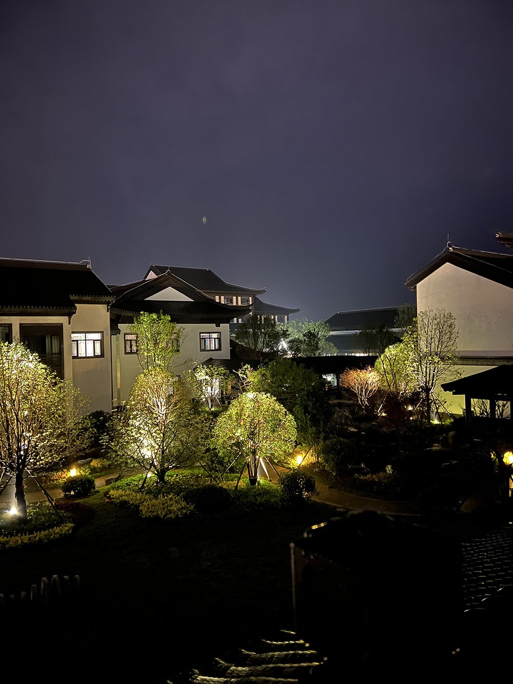 荊門園博園酒店夜景